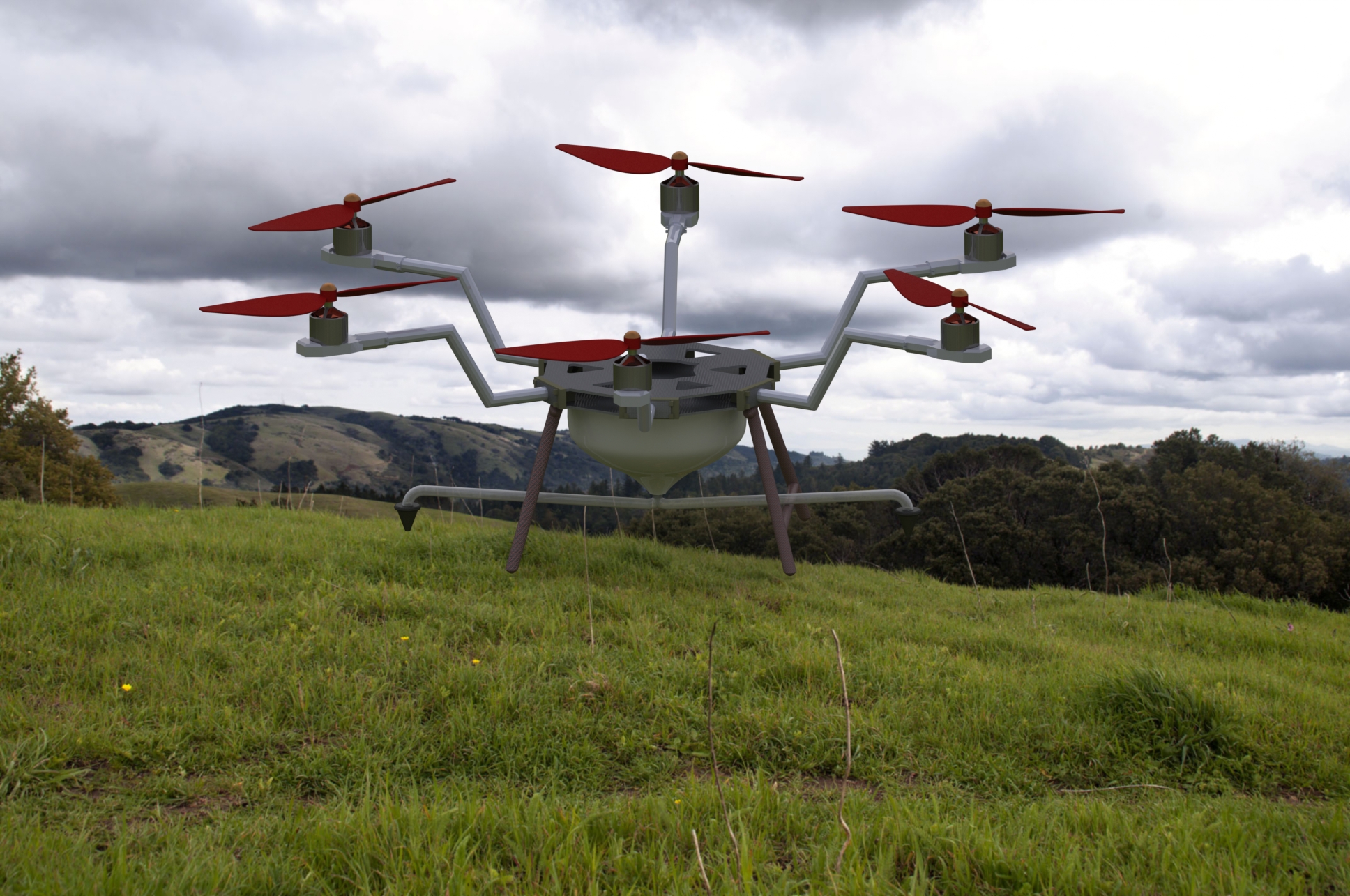 无人驾驶飞机模型三维